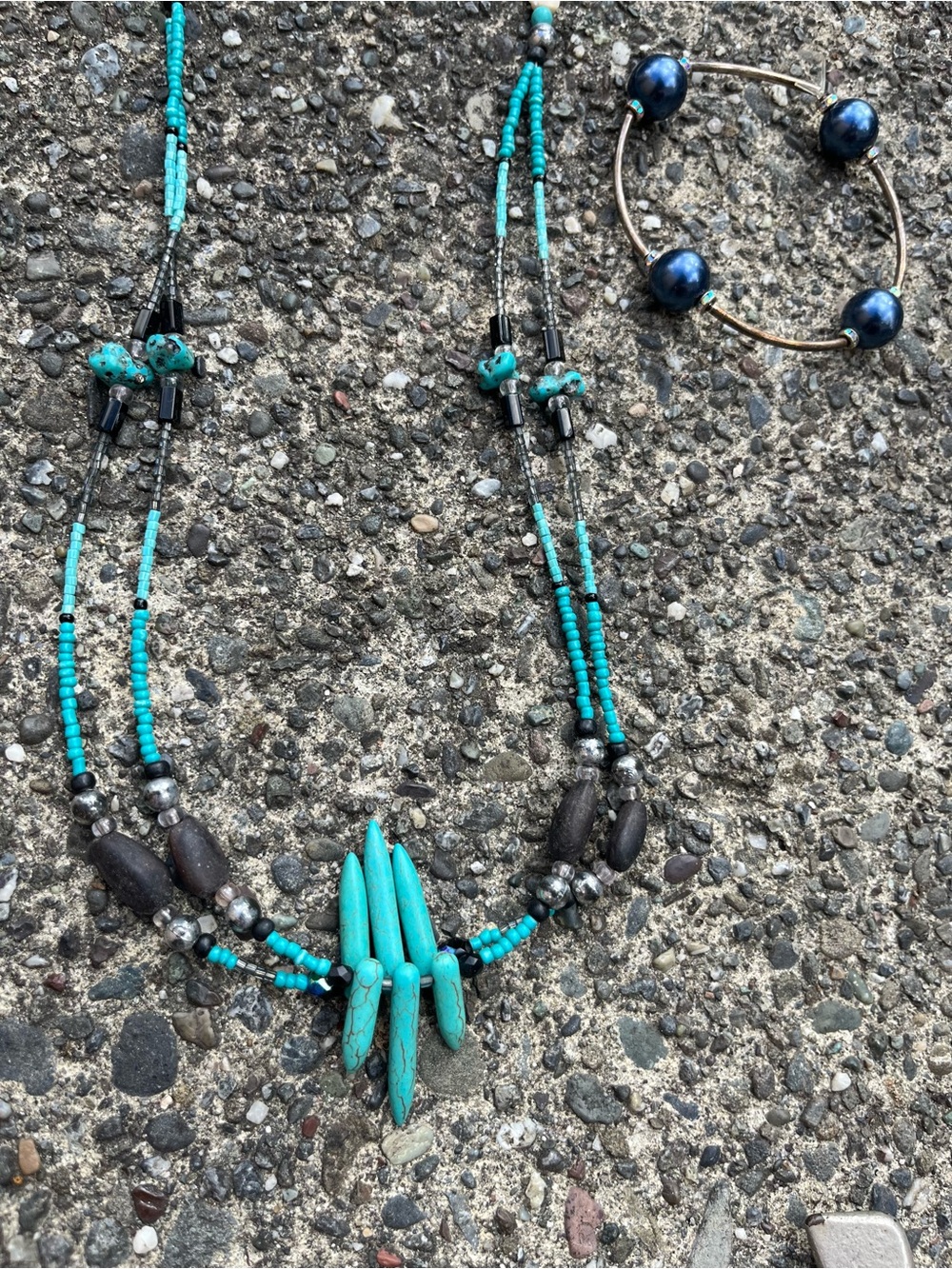 Handmade Necklace, Earrings & Bracelet